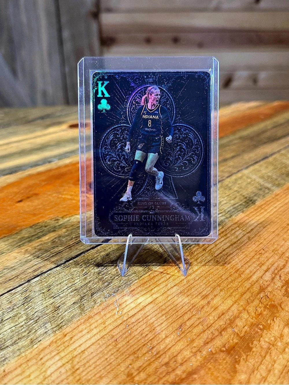 Sophie Cunningham Indiana Fever King of Clubs Custom Basketball Card